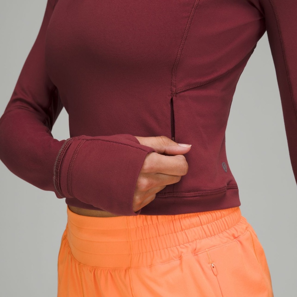 Lululemon It’s Rulu Run Cropped Half Zip - Picture 5 of 12
